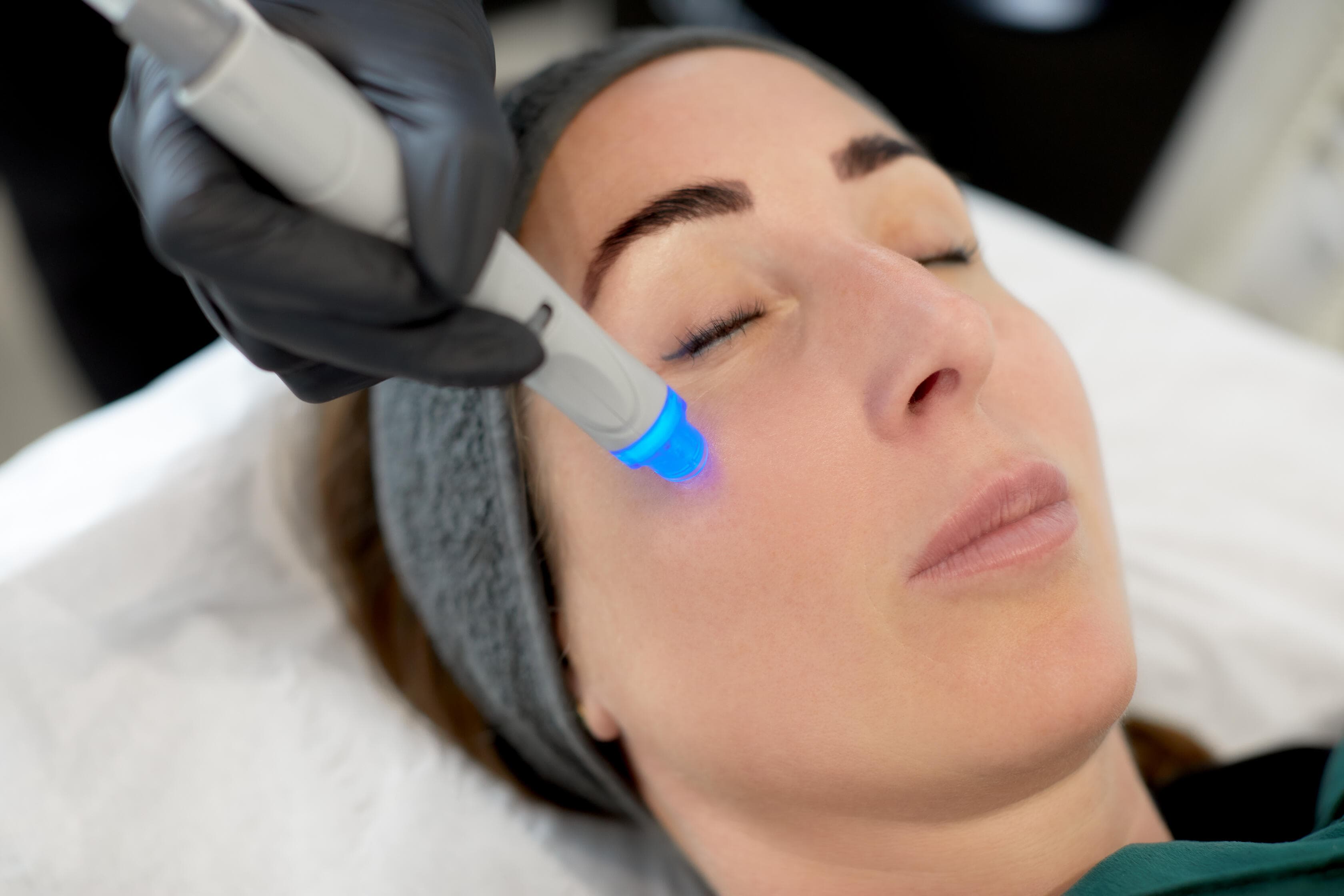 Semi-permanent makeup application at The Salon