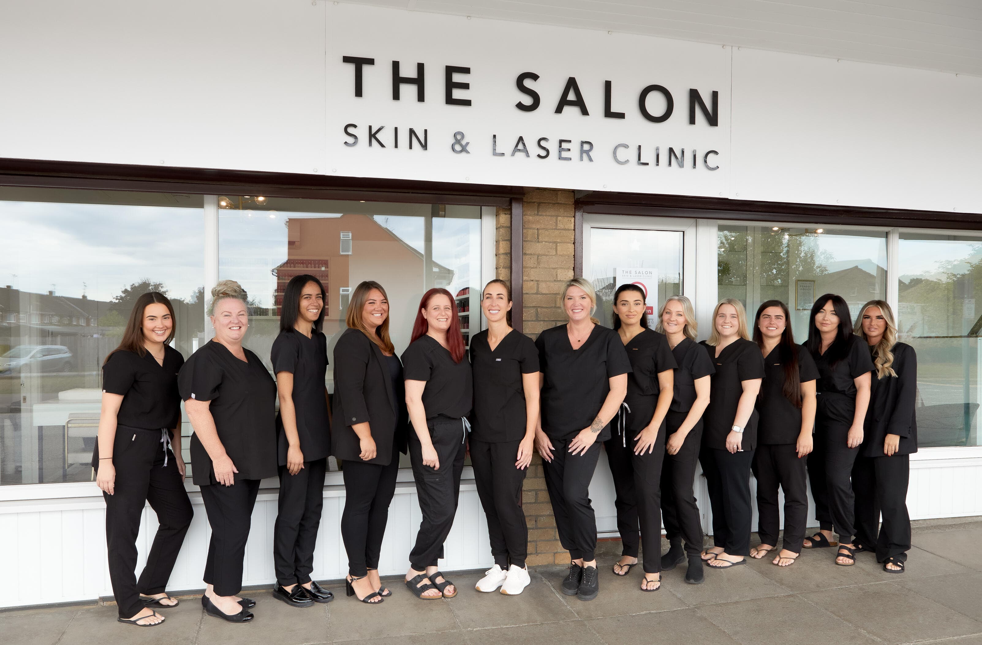 Group shot of The Salon team